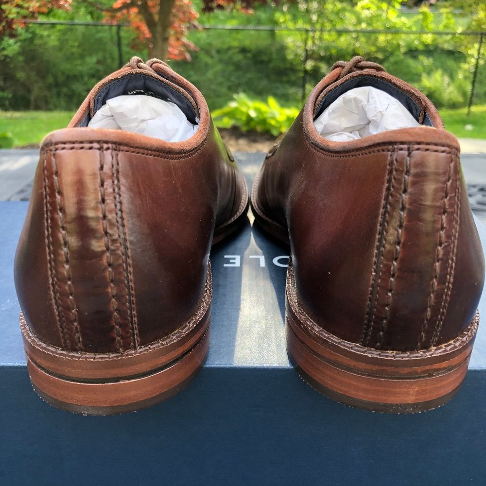 Cole Haan Warner Grand Postman Oxford In Chestnut - Picture 11 of 11
